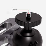 Maxbell Aluminum Alloy Wall Mount Bracket 360° Rotate Rack for Home Bedroom Office