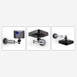 Maxbell Aluminum Alloy Wall Mount Bracket 360° Rotate Rack for Home Bedroom Office