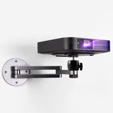 Maxbell Aluminum Alloy Wall Mount Bracket 360° Rotate Rack for Home Bedroom Office