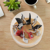 Maxbell Turntable Headshell Storage Box Decor Collector Display Box for Office Home