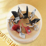 Maxbell Turntable Headshell Storage Box Decor Collector Display Box for Office Home