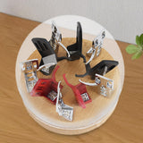 Maxbell Turntable Headshell Storage Box Decor Collector Display Box for Office Home