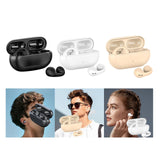 Maxbell Ear Clip Wireless Earphones Low Latency Noise Reduction for Running Sports Black