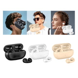 Maxbell Ear Clip Wireless Earphones Low Latency Noise Reduction for Running Sports Black