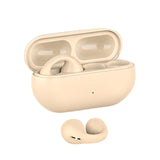 Maxbell Ear Clip Wireless Earphones Low Latency Noise Reduction for Running Sports Beige