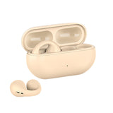 Maxbell Ear Clip Wireless Earphones Low Latency Noise Reduction for Running Sports Beige