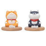 Maxbell Lovely Animal Statue Desktop Phone Holder Support Bracket for Office Home Cat