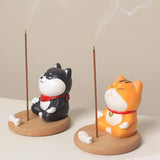 Maxbell Lovely Animal Statue Desktop Phone Holder Support Bracket for Office Home Cat