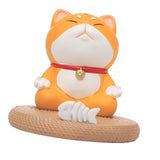 Maxbell Lovely Animal Statue Desktop Phone Holder Support Bracket for Office Home Cat