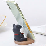 Maxbell Lovely Animal Statue Desktop Phone Holder Support Bracket for Office Home Dog