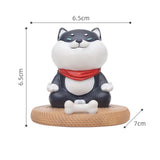 Maxbell Lovely Animal Statue Desktop Phone Holder Support Bracket for Office Home Dog