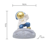 Maxbell Creative Spaceman Desktop Phone Holder Support Bracket Resin for Office Style A