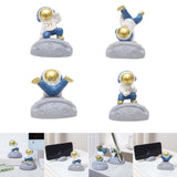 Maxbell Creative Spaceman Desktop Phone Holder Support Bracket Resin for Office Style A