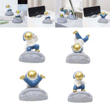 Maxbell Creative Spaceman Desktop Phone Holder Support Bracket Resin for Office Style A