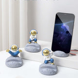 Maxbell Creative Spaceman Desktop Phone Holder Support Bracket Resin for Office Style A