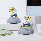Maxbell Creative Spaceman Desktop Phone Holder Support Bracket Resin for Office Style A