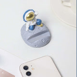 Maxbell Creative Spaceman Desktop Phone Holder Support Bracket Resin for Office Style A