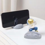 Maxbell Creative Spaceman Desktop Phone Holder Support Bracket Resin for Office Style A