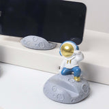 Maxbell Creative Spaceman Desktop Phone Holder Support Bracket Resin for Office Style A