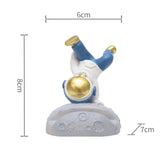 Maxbell Creative Spaceman Desktop Phone Holder Support Bracket Resin for Office Style B