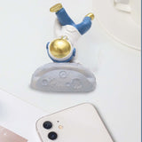 Maxbell Creative Spaceman Desktop Phone Holder Support Bracket Resin for Office Style B