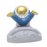 Maxbell Creative Spaceman Desktop Phone Holder Support Bracket Resin for Office Style C