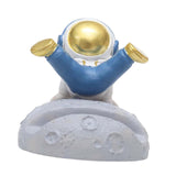 Maxbell Creative Spaceman Desktop Phone Holder Support Bracket Resin for Office Style C