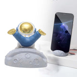 Maxbell Creative Spaceman Desktop Phone Holder Support Bracket Resin for Office Style C