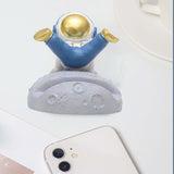 Maxbell Creative Spaceman Desktop Phone Holder Support Bracket Resin for Office Style C