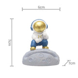 Maxbell Creative Spaceman Desktop Phone Holder Support Bracket Resin for Office Style D