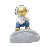Maxbell Creative Spaceman Desktop Phone Holder Support Bracket Resin for Office Style D