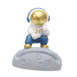 Maxbell Creative Spaceman Desktop Phone Holder Support Bracket Resin for Office Style D