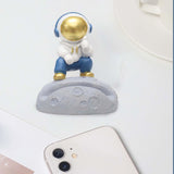 Maxbell Creative Spaceman Desktop Phone Holder Support Bracket Resin for Office Style D