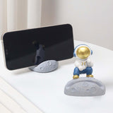 Maxbell Creative Spaceman Desktop Phone Holder Support Bracket Resin for Office Style D
