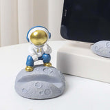 Maxbell Creative Spaceman Desktop Phone Holder Support Bracket Resin for Office Style D