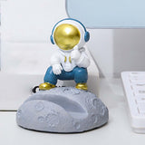 Maxbell Creative Spaceman Desktop Phone Holder Support Bracket Resin for Office Style D