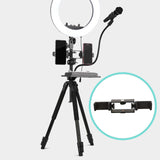 Maxbell Phone Tripod Mount Holder Adapter Smartphone for Light Tripod Live Broadcast