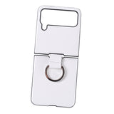 Maxbell Phone Case Protective Case Protection for Z Flip4 5G Folding Phone Accessory White Plain Pattern