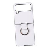 Maxbell Phone Case Protective Case Protection for Z Flip4 5G Folding Phone Accessory White Plain Pattern