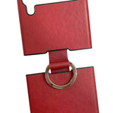 Maxbell Phone Case Protective Case Protection for Z Flip4 5G Folding Phone Accessory Red Plain Pattern