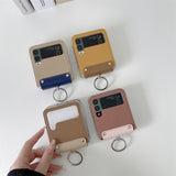 Maxbell Phone Case Protective Case Protector for Z 5G Folding Phone Smartphone Brown Yellow