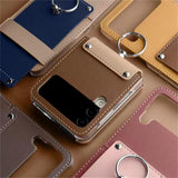 Maxbell Phone Case Protective Case Protector for Z 5G Folding Phone Smartphone Brown Yellow
