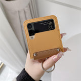 Maxbell Phone Case Protective Case Protector for Z 5G Folding Phone Smartphone Brown Yellow