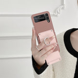 Maxbell Phone Case Protective Case Protector for Z 5G Folding Phone Smartphone Pink