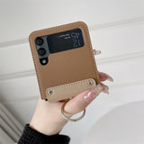 Maxbell Phone Case Protective Case Protector for Z 5G Folding Phone Smartphone Light Brown