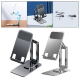 Maxbell Phone Holder Universal Aluminum Alloy Portable for Smartphones Work Home Gray