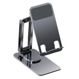 Maxbell Phone Holder Universal Aluminum Alloy Portable for Smartphones Work Home Gray