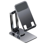 Maxbell Phone Holder Universal Aluminum Alloy Portable for Smartphones Work Home Gray