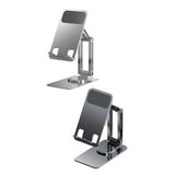 Maxbell Phone Holder Universal Aluminum Alloy Portable for Smartphones Work Home Gray