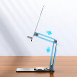 Maxbell Phone Holder Universal Aluminum Alloy Portable for Smartphones Work Home Silver